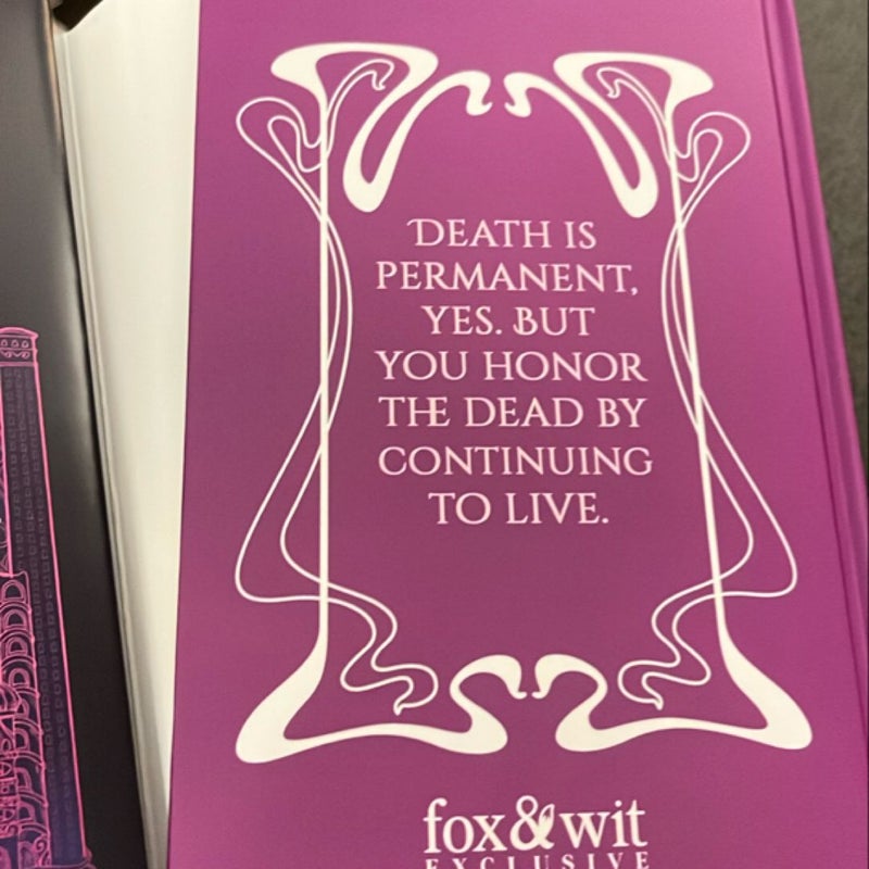 Of Blood, Bones, and Truth fox and wit signed special edition