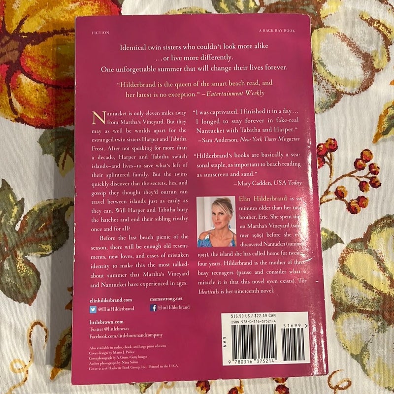 The Identicals by Elin Hilderbrand, Paperback Pangobooks