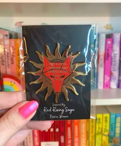 Red Rising Saga inspired pin Obsidian Moon Crate