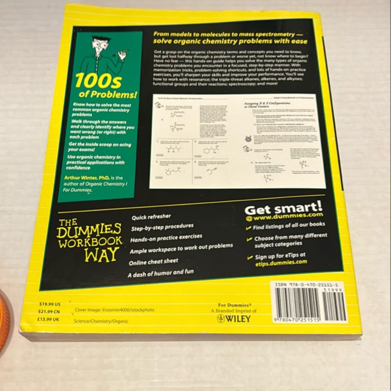 Organic Chemistry I Workbook for Dummies