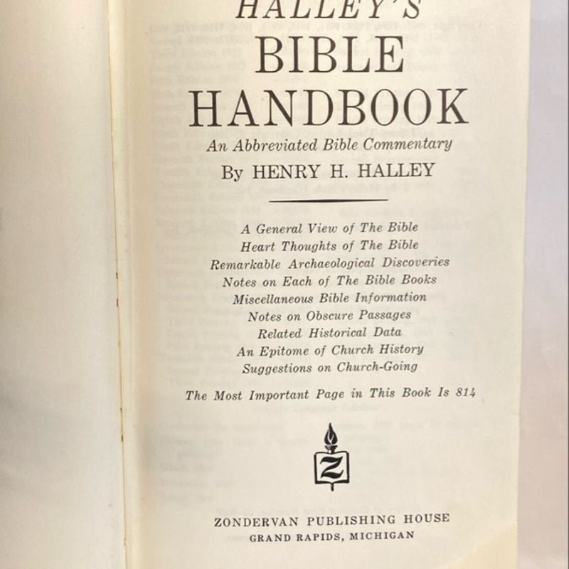 Halley’s Bible Handbook