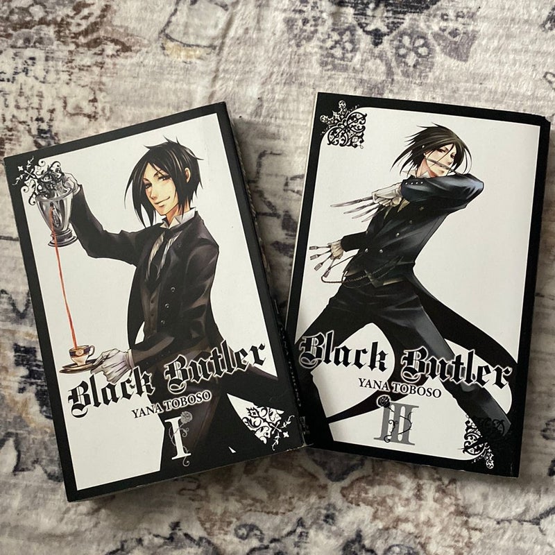 Black Butler, Vol. 1 and 3