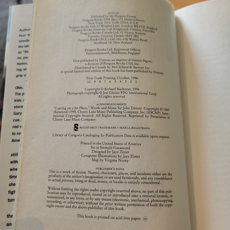 The Regulators(1996 1st Edition/1st Printing)