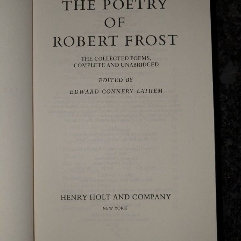 Poetry of Robert Frost