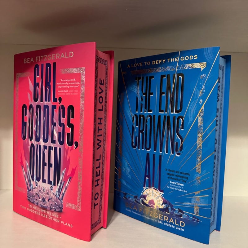 Waterstones Girl Goddess Queen and The End Crowns All 