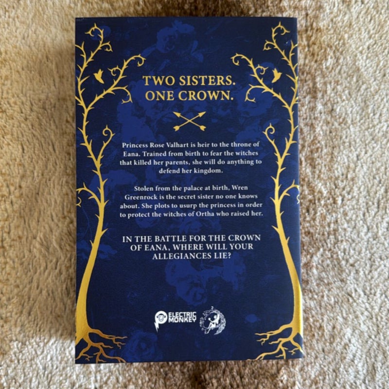 Twin Crowns *Fairyloot Exclusive Paperback Edition* *Hand Signed by BOTH Authors*