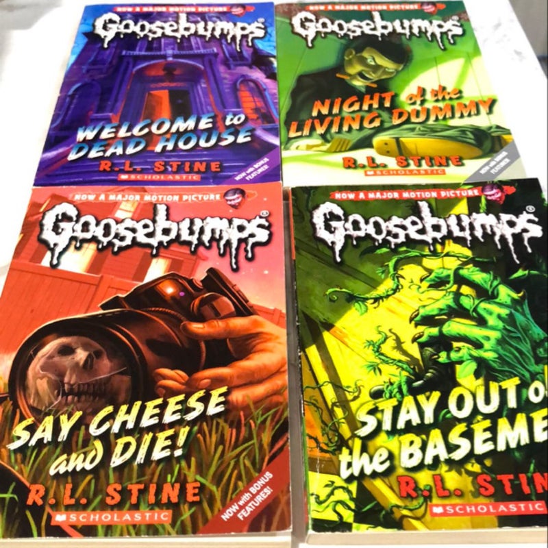 Goosebumps- rereleased covers 4 pack