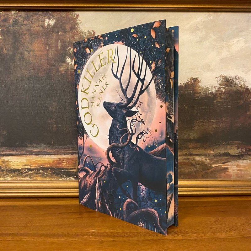 SIGNED Illumicrate Godkiller by Hannah Kaner, Hardcover | Pangobooks