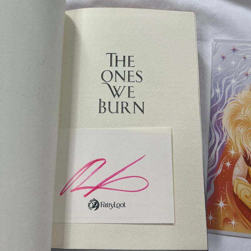 The Ones We Burn (Fairyloot) 