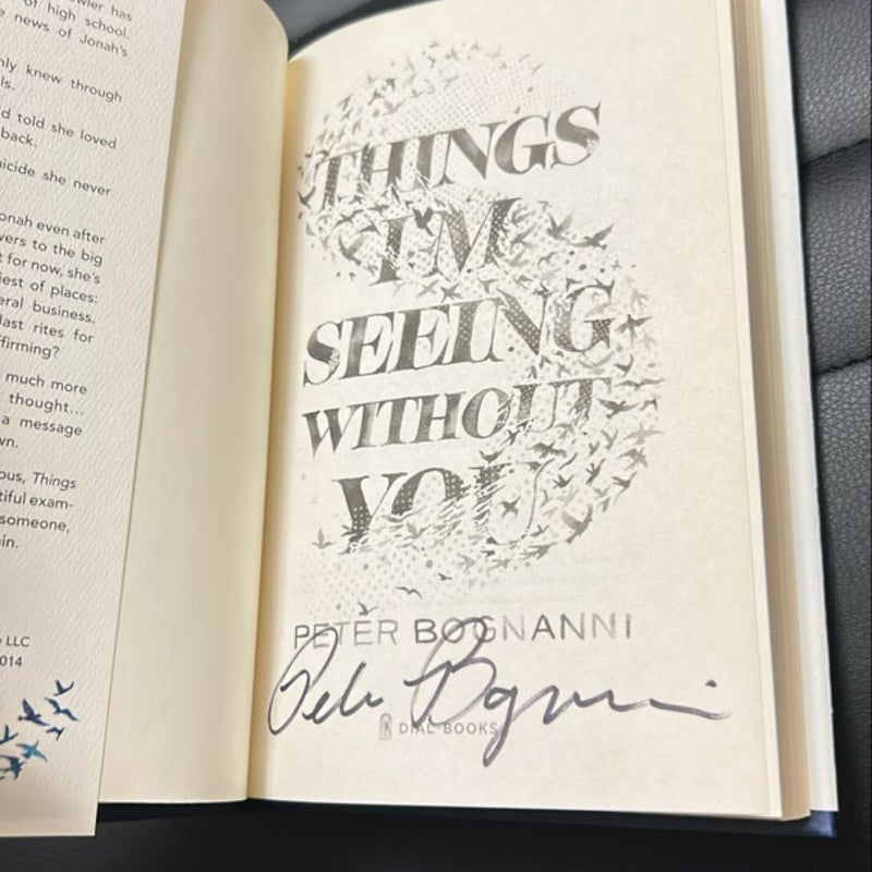 Things I'm Seeing Without You (Signed)