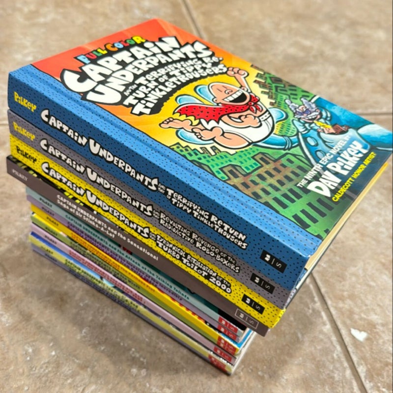 Captain Underpants Book Series 1-12