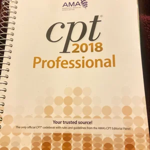 CPT® 2018 Professional Edition