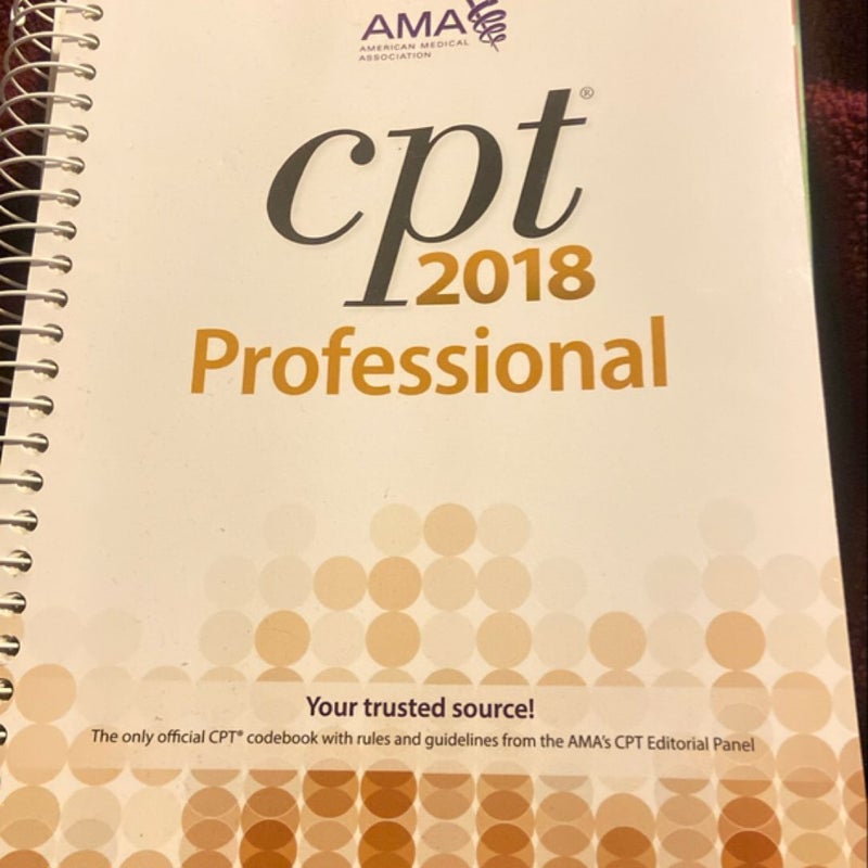 CPT® 2018 Professional Edition