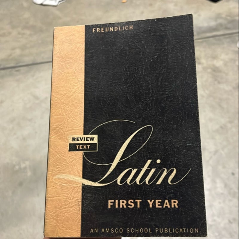 Latin First Year
