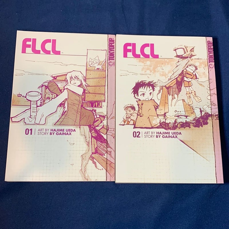 FLCL Manga 1+2 Complete 