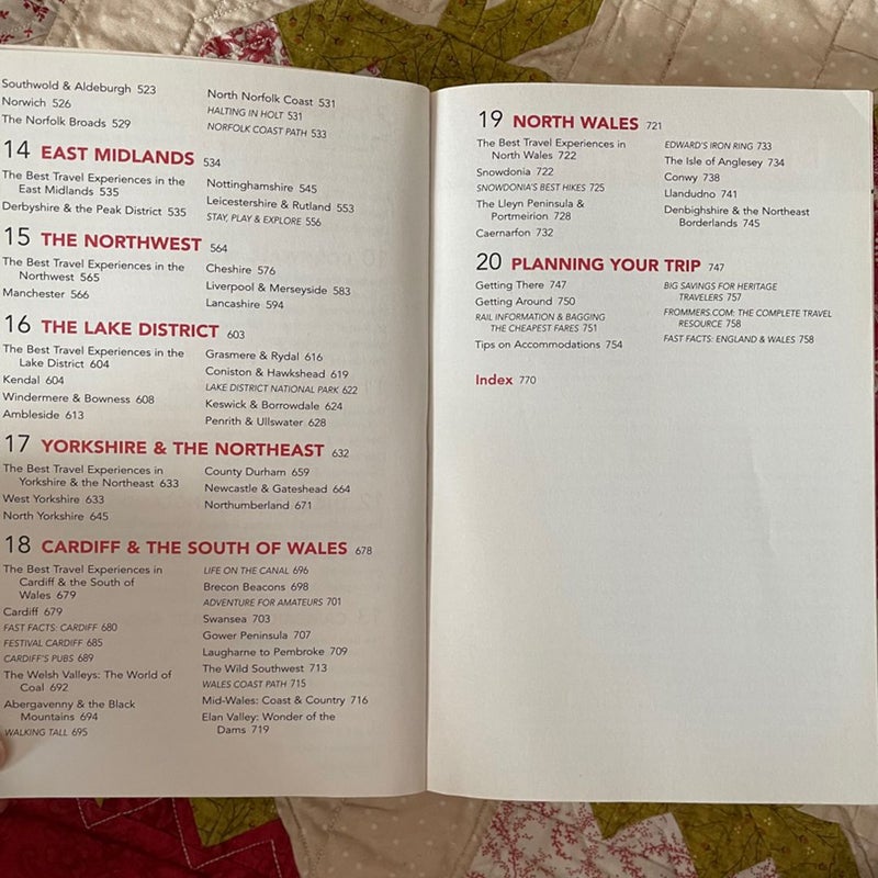 Frommer's England and the Best of Wales