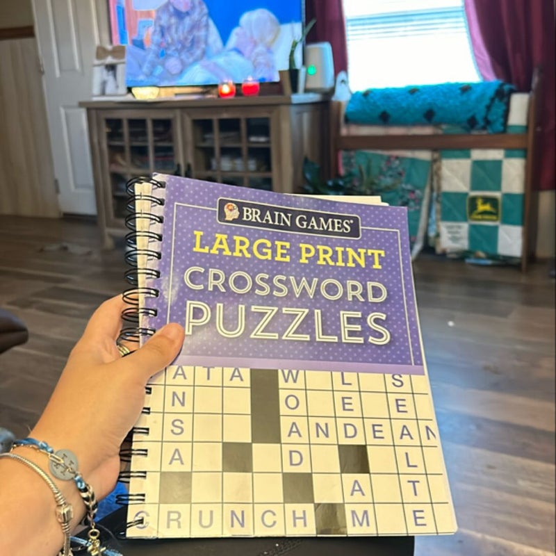 Brain Games Large Print Crossword Puzzles