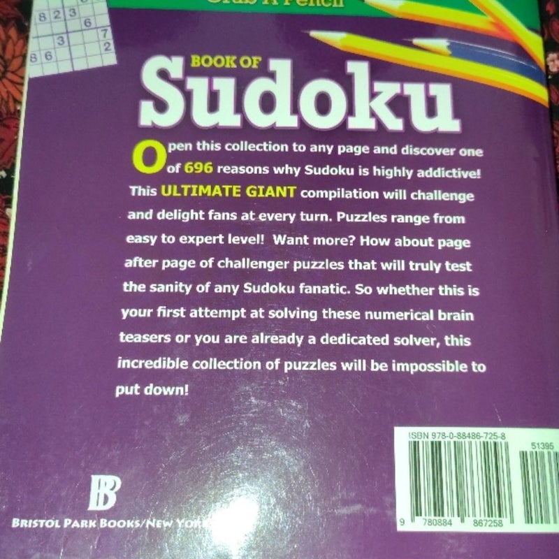 Ultimate Giant Grab a Pencil Book of Sudoku
