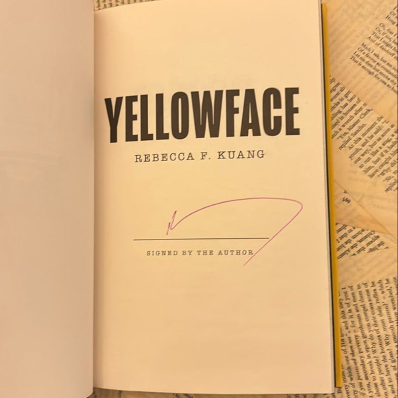 Yellowface - UK SIGNED