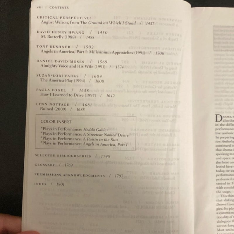 The Norton Anthology of Drama Third Edition 