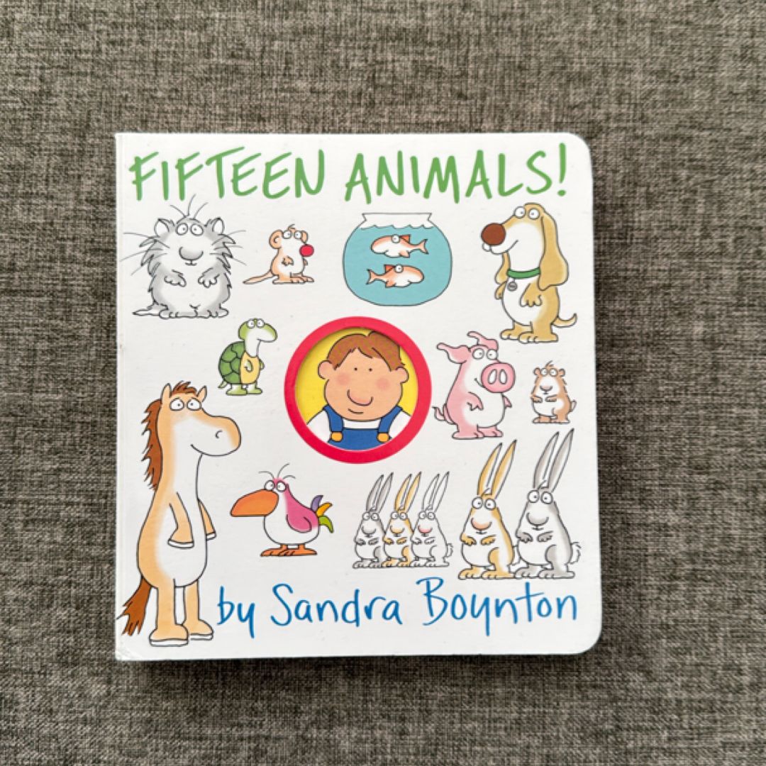 Fifteen Animals! (Board book)