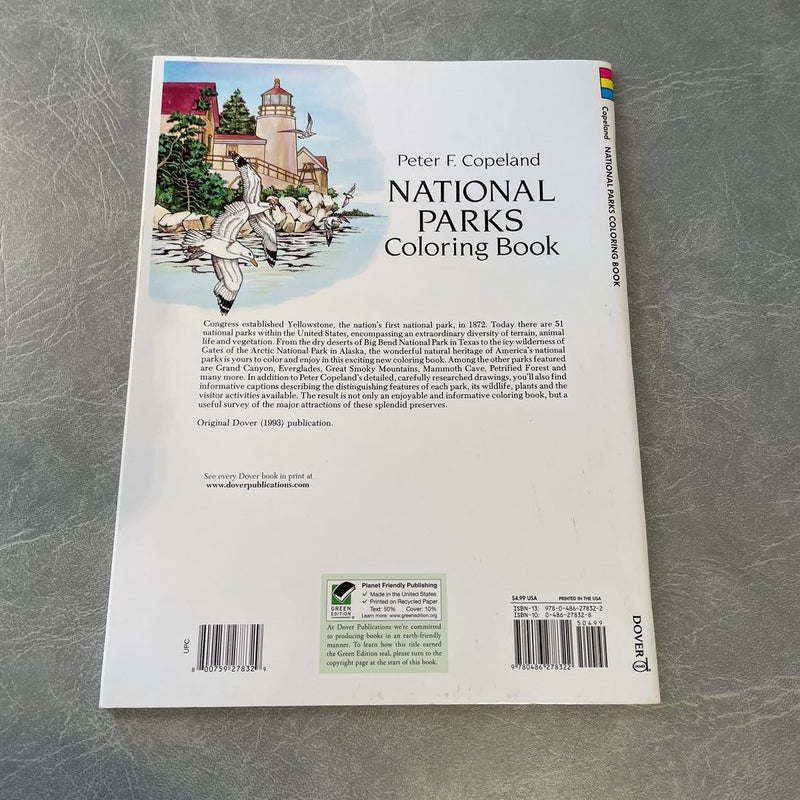 National Parks Coloring Book