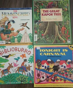 The Great Kapok Tree, Biblioburro, Tonight is Carnaval, Hummingbird King *bundle*
