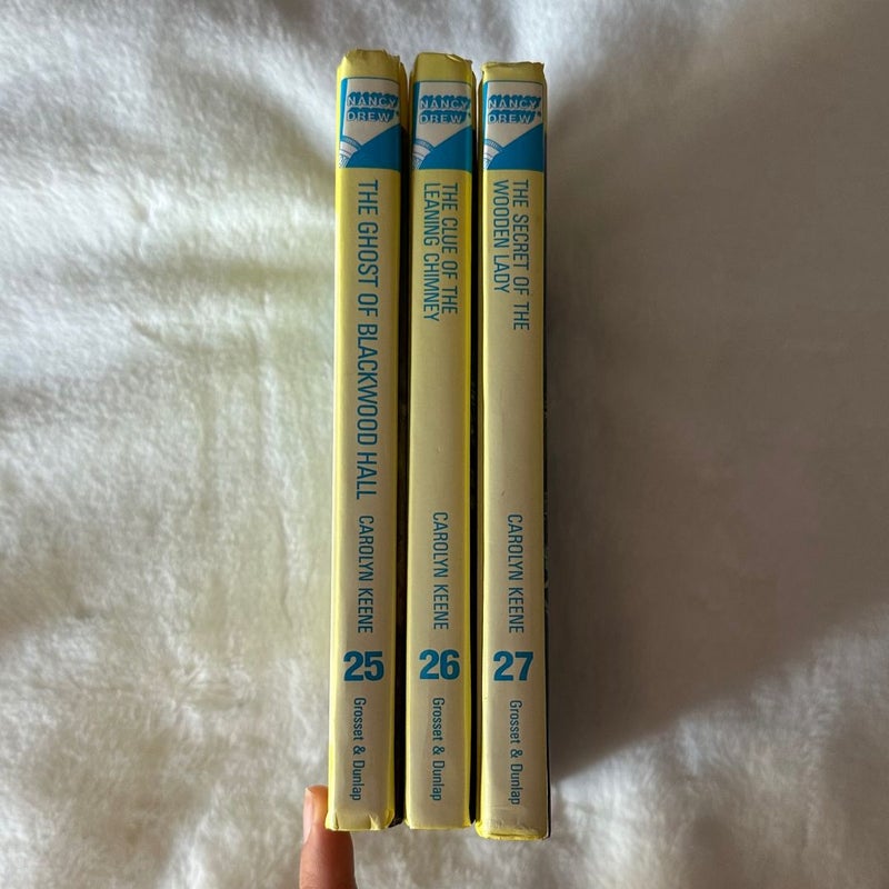 Nancy Drew #25, 26, & 27 Book Set