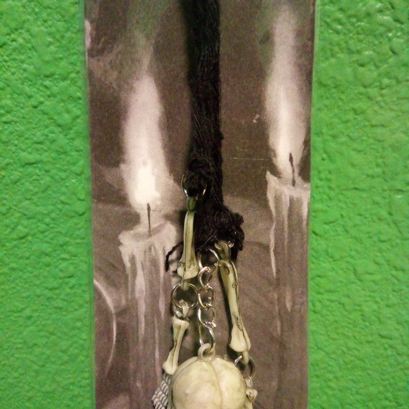 Skull & Candle Bookmark