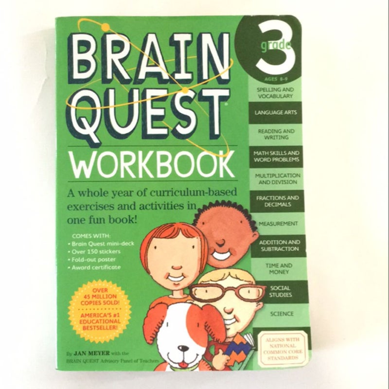 Brain Quest Workbook: 3rd Grade
