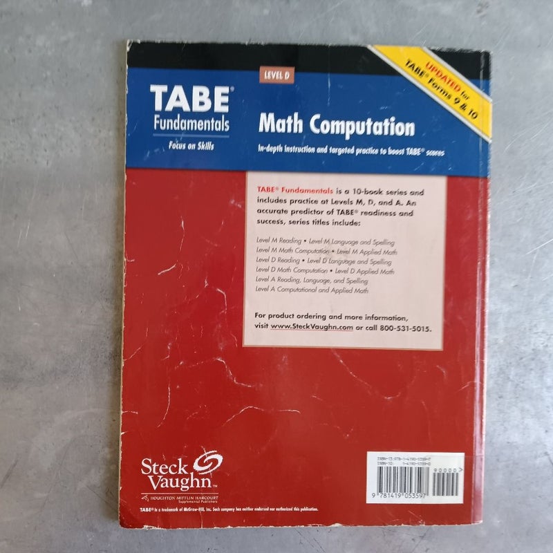 Math Computation, Level D 2nd Edition