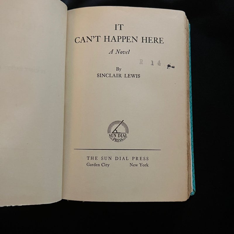 It Can’t Happen Here (1935)