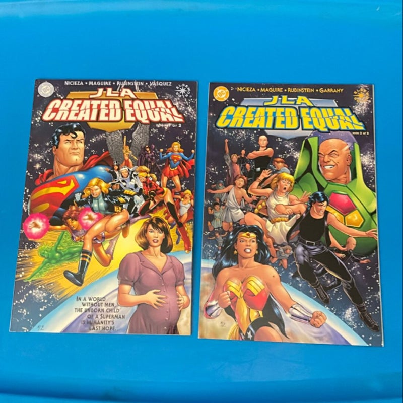 JLA: Created Equal #1#2 (2000) Elseworlds