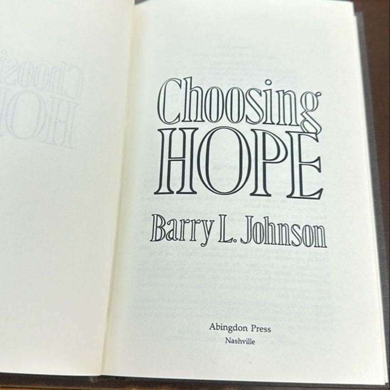 Choosing Hope
