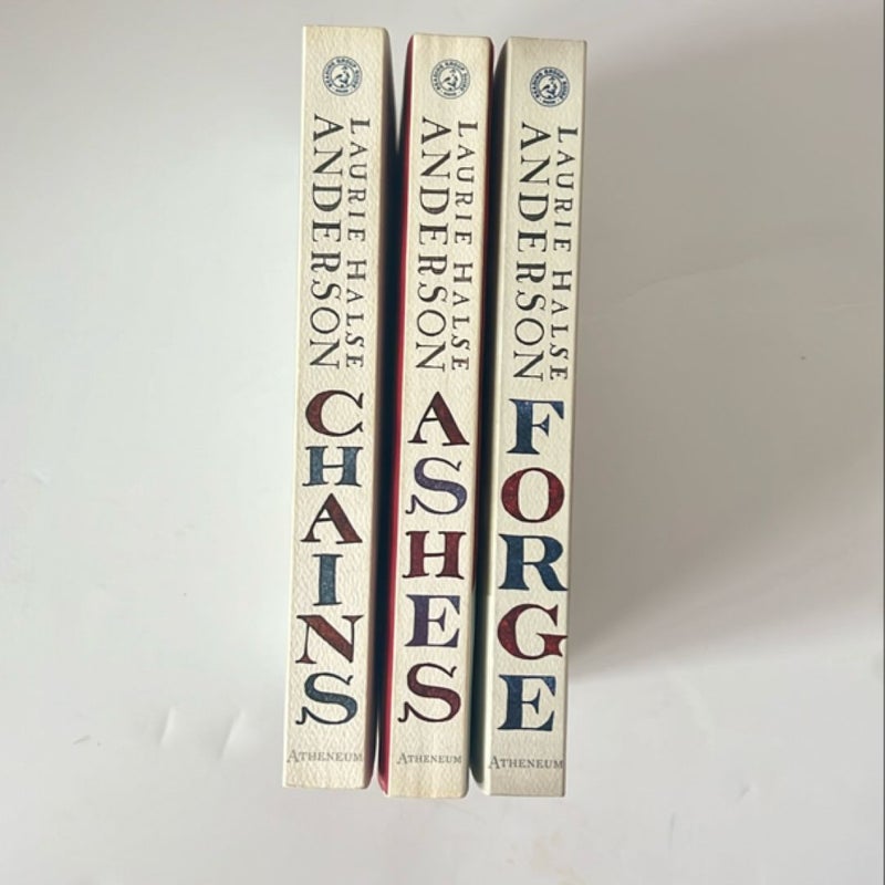 Chains, Forge, Ashes book set 