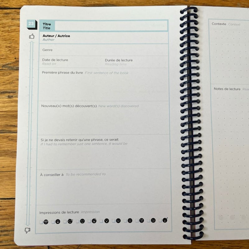 Papier Tigre Reading Journal