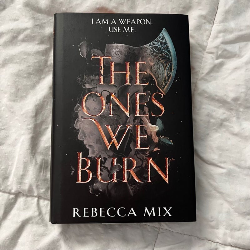 The Ones We Burn *Fairyloot, Signed Plate*