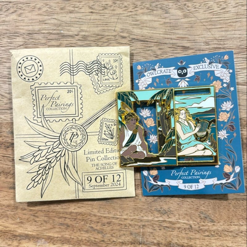 Song of Achilles Pin - OwlCrate Exclusive Perfect Pairings