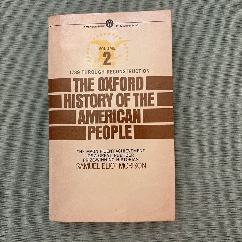 The Oxford History of the American People