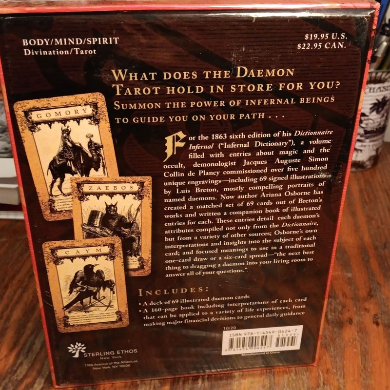 The Daemon Tarot 69 daemon cards & book