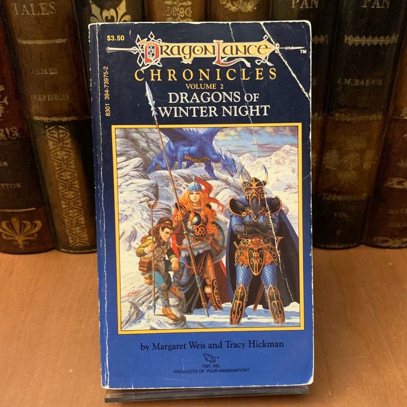 Vintage DragonLance: Dragons of Winter Night, Chronicles 2, 1985 First Edition First Printing