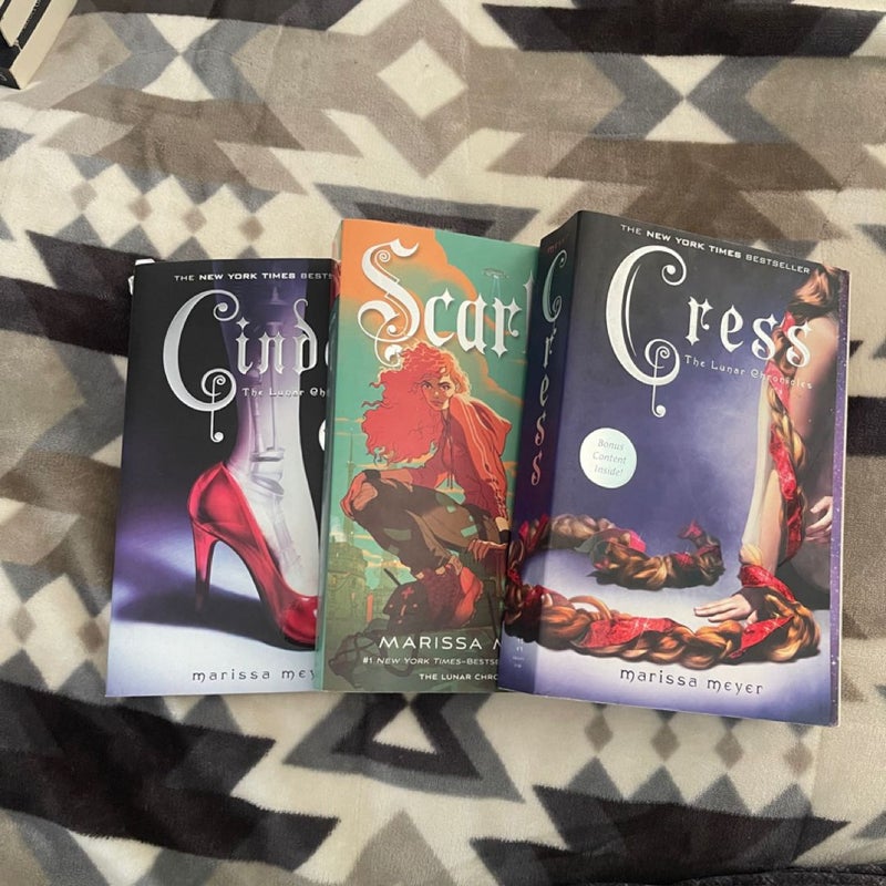 Cinder, Scarlet, Cress