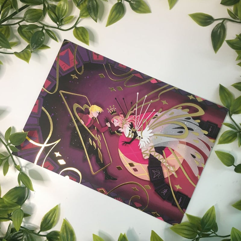 Once Upon a Broken Heart Foiled Art Print FairyLoot Exclusive (Jacks & Evangeline) 