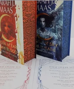 Crescent city book 1 and 2 with inserts 