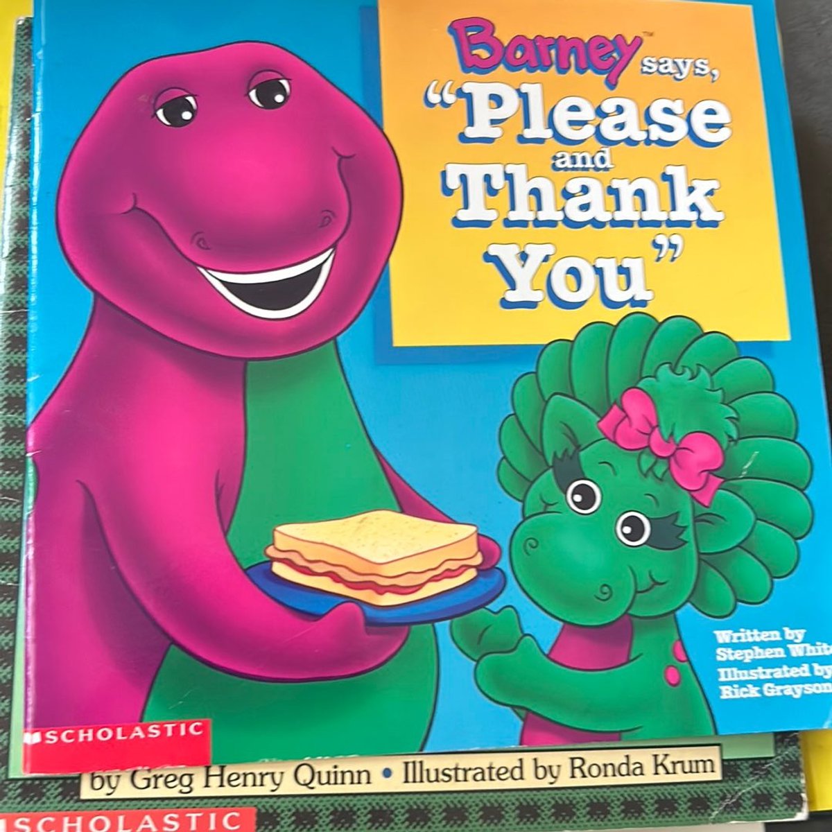 Barney Says "Please and Thank You" by Stephen White
