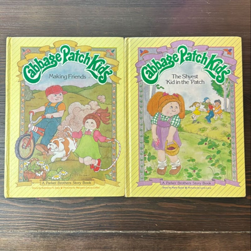 2-pack of Cabbage Patch Kids vintage books