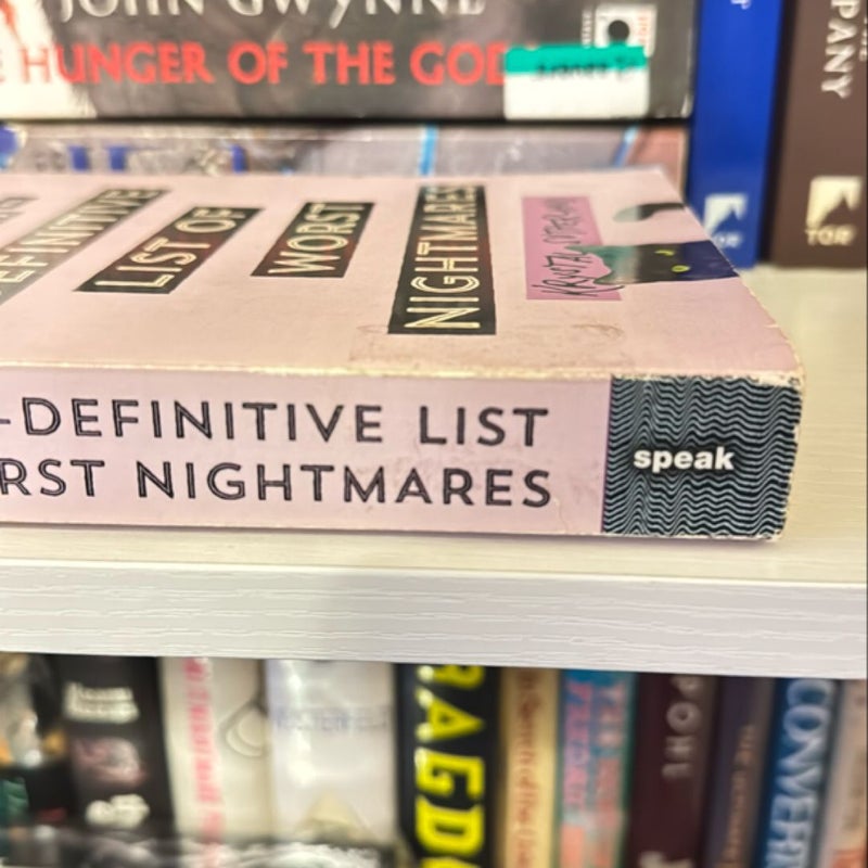 A Semi-Definitive List of Worst Nightmares