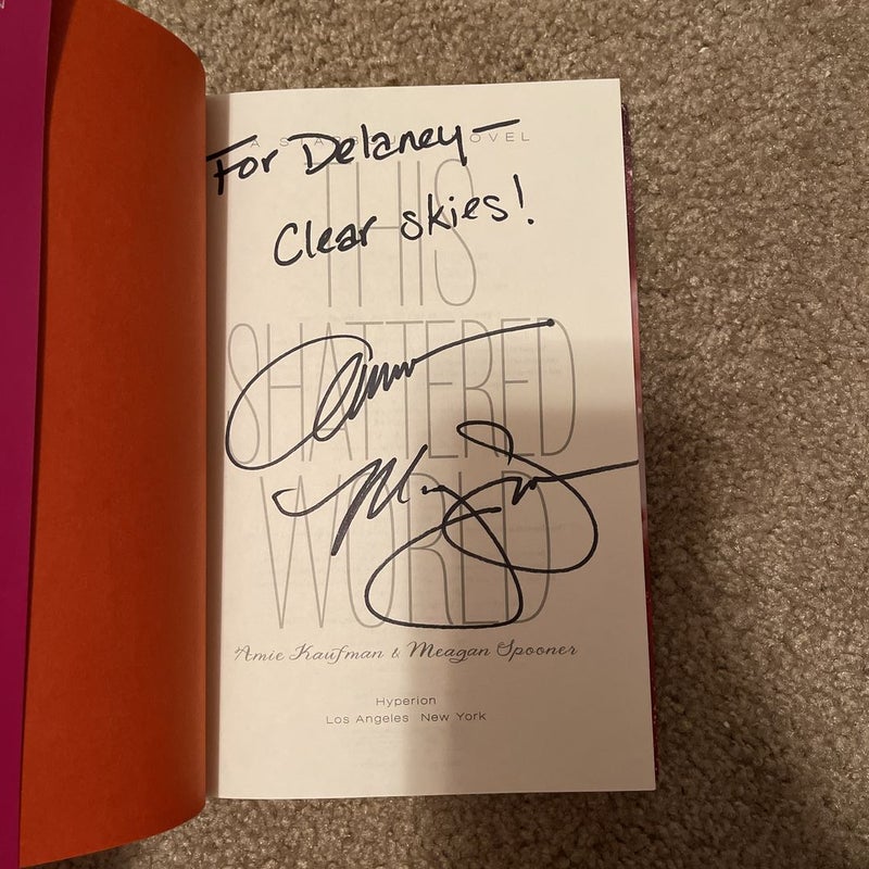 This Shattered World (Signed)