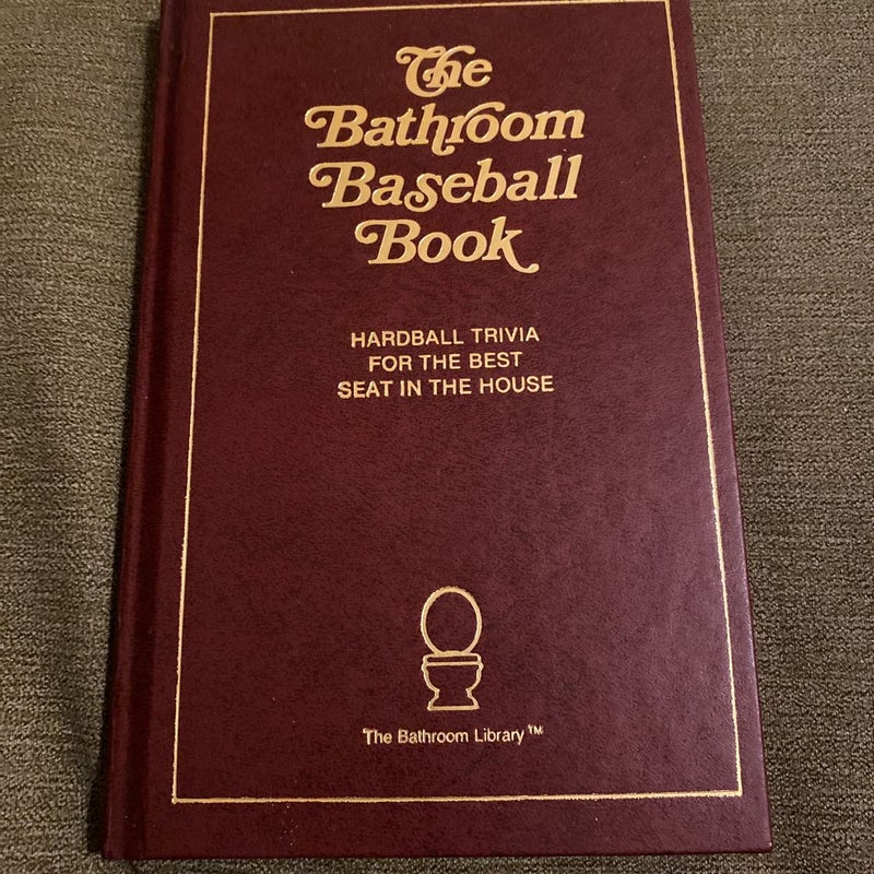 Bathroom Baseball Book