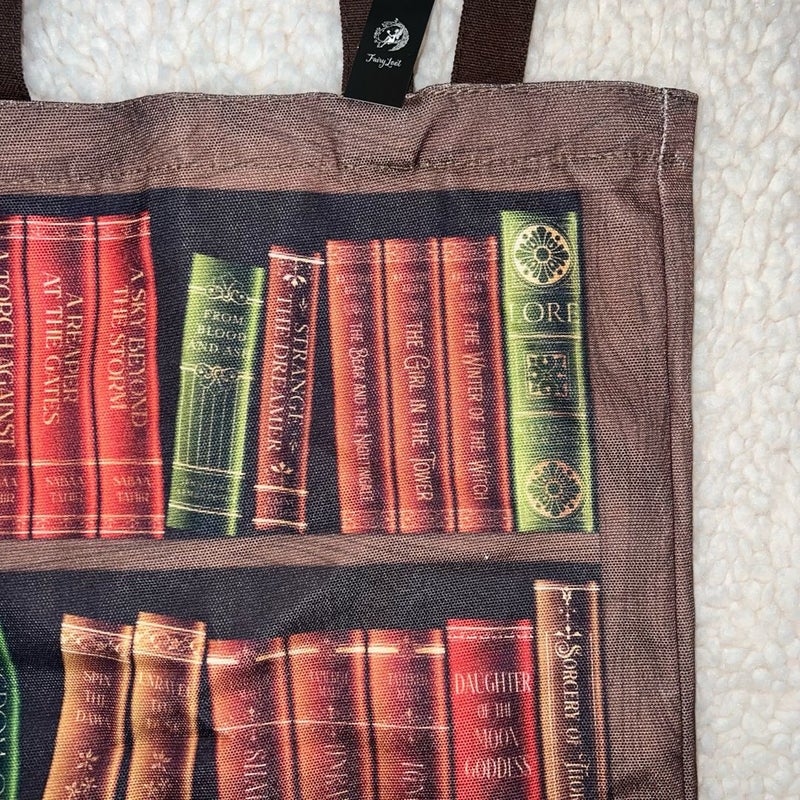 FAIRYLOOT Fantasy Bookshelf Tote Bag (NEW WITH TAG)